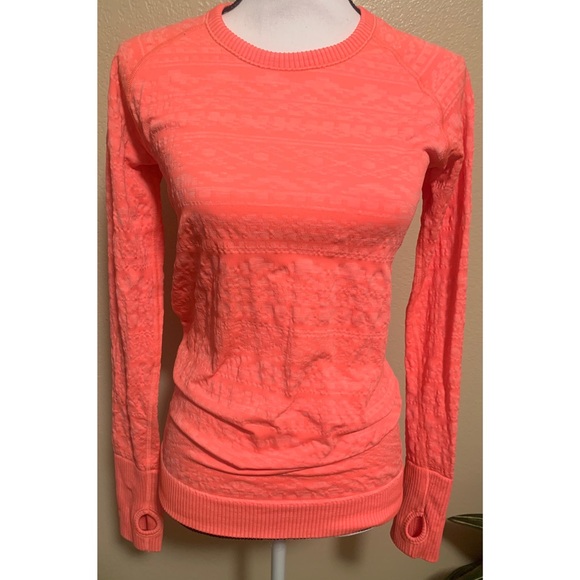 lululemon athletica Tops - Lululemon hot pink top so sm long-sleeved shirt